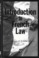 Introduction to French Law 1859411126 Book Cover