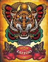 Tattoo Coloring Book: Hand-drawn set of old school Tattoos Coloring Book (Relaxing, Inspiration) 1720370524 Book Cover