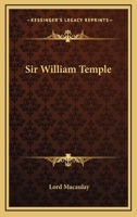 Sir William Temple 1425465366 Book Cover