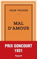 Mal d'amour 2213705453 Book Cover