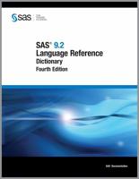 SAS 9.2 Language Reference: Dictionary 1607648822 Book Cover
