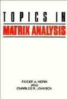 Topics in Matrix Analysis 0521467136 Book Cover