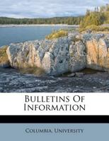 Bulletins of Information 1245425536 Book Cover