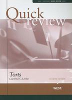 Levine's Sum and Substance Quick Review on Torts, 4th 0314180990 Book Cover