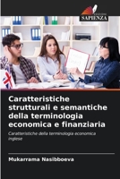 Caratteristiche strutturali e semantiche della terminologia economica e finanziaria (Italian Edition) 6207600398 Book Cover