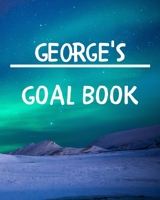 George's Goal Book: New Year Planner Goal Journal Gift for George / Notebook / Diary / Unique Greeting Card Alternative 1677063378 Book Cover