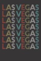 Notebook: Las Vegas Nevada Country Souvenir Vacay Retro Dot Grid 6x9 120 Pages 1081746394 Book Cover