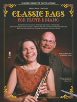 Music Minus One Flute: Classic Rags for Flute and Piano (Book & CD) 1596153458 Book Cover