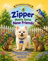 Zipper Meets Some New Friends: Zipper and Friends (Zipper The Little White Fluffy Dog) B0H3PF6S4W Book Cover