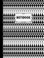 Notebook - Law Ruled: College Ruled Composition Book with Wide Margin (3" from the left edge of the paper) Soft Cover 8.5" x 11" (21.59 x 27.94 cm) 50 Sheets/100 Pages Letter Size Geometric Pattern 1726483118 Book Cover