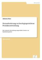 Herausforderung Technologiegetriebene Produktentwicklung 3838687299 Book Cover