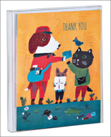 Doggy Thank You Notecard Set in portable acetate box, blank thank you notes with foil accent 1623257115 Book Cover