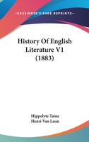 History Of English Literature V1 1436873436 Book Cover