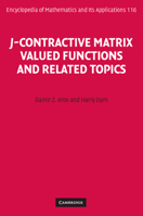 J-Contractive Matrix Valued Functions and Related Topics B074X47S6R Book Cover