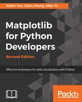 Matplotlib for Python Developers: Effective techniques for data visualization with Python, 2nd Edition 178862517X Book Cover