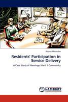 Residents' Participation in Service Delivery: A Case Study of Masvingo Ward 1 Community 3846519847 Book Cover