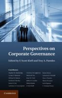 Perspectives on Corporate Governance 0521458773 Book Cover