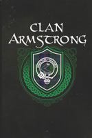 Clan Armstrong: Scottish Tartan Family Crest - Blank Lined Journal with Soft Matte Cover 172417536X Book Cover
