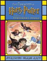 The Characters of Harry Potter and the Sorcerer's Stone Stained Glass Art 0439286328 Book Cover
