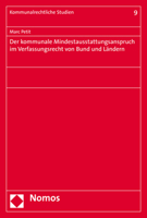Der Kommunale Mindestausstattungsanspruch Im Verfassungsrecht Von Bund und Landern 384876749X Book Cover