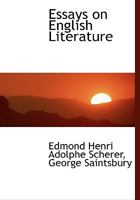 Essays on English Literature 0548757054 Book Cover