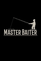 Master Baiter: 6x9 Fishing blank with numbers paper notebook notes 1677350210 Book Cover