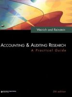 Accounting and Auditing Research: A Practical Guide 0324016271 Book Cover