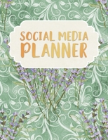 Social Media Planner: 288 Pages, Soft Matte Cover, 8.5 x 11 169728776X Book Cover