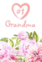 #1 Grandma Journal: Grandmother Mother Diary Gift 6x9 Custom Interior 109 Lined Pages 1692961837 Book Cover