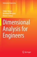 Dimensional Analysis for Engineers 3319848003 Book Cover