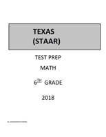 6th Grade STAAR Test Prep : 6th Grade Texas Assessment Academic Rediness Test Prep 1983944483 Book Cover