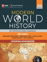 Modern World History 3ed by Uddipan Mukerjee 9395101687 Book Cover