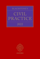 Blackstones Civil Practice 2022 0192862391 Book Cover