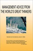 Management Advice from the World's Great Thinkers 0595257003 Book Cover
