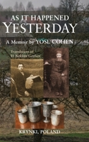 As It Happened Yesterday 1954176732 Book Cover