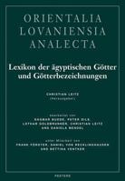 Lexikon Der Agyptischen Gotter Und Gotterbezeichnungen: Band I 9042911468 Book Cover