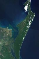 Fraser Island, Australia Seen from Space Journal: Take Notes, Write Down Memories in this 150 Page Lined Journal 1548686557 Book Cover