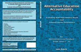 Alternative Education Accountability 097116231X Book Cover