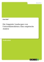Die Linguistic Landscapes von Universitätstoiletten. Eine empirische Analyse (German Edition) 3346139778 Book Cover