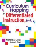 Curriculum Mapping for Differentiated Instruction, K-8 1412914957 Book Cover