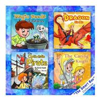 The Smart Boy Collection: Magic Seeds of Patience / The Dragon in Me / The Optimistic Pirate / The Caring Knight 1507581246 Book Cover