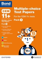 Bond 11+: Multiple-Choice Test Papers for the Cem 11+ Testspack 1 0192744186 Book Cover