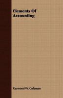 Elements Of Accounting 1013917871 Book Cover