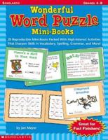 Wonderful Word Puzzle Mini-books 0439376661 Book Cover