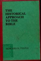 Historical Approach to the Bible (Truth in Religion, 2) 0914384023 Book Cover