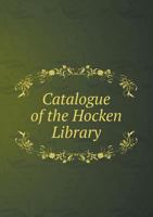 Catalogue of the Hocken Library 5518637152 Book Cover