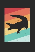 Krokodil Alligator Notizbuch: Krokodil Alligator Notizbuch f�r Liebhaber / Notizheft / Notizblock A5 (6x9in) Dotted Notebook / Punkteraster / 120 gepunktete Seiten 1674057938 Book Cover