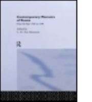 Contemporary Memoirs of Russia from 1727-1744 0714615404 Book Cover