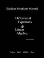 Student Solutions Manual for Differential Equations and Linear Algebra 0131860631 Book Cover