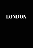 London: Hardcover Black Decorative Book for Decorating Shelves, Coffee Tables, Home Decor, Stylish World Fashion Cities Design (5) 195137312X Book Cover